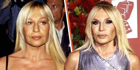 facts about donatella versace|Donatella Versace then and now.